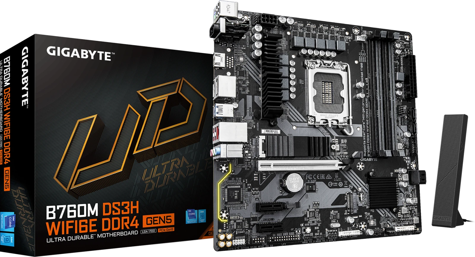 Gigabyte B760M DS3H WIFI6E DDR4 GEN5